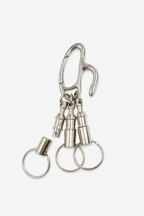 【ラスト1点】Release Keychain [Silver] / リリースキーチェーン [シルバー]
