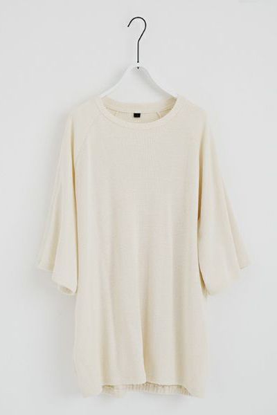 【25SS】ballon t-shirt [CREAM]｜バルーンTシャツ / vu-cut-003