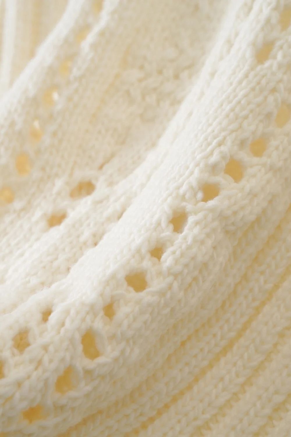 【アーカイブ展 / 1.18まで】Allele Cable Sweater [ivory] - アレルケーブルセーター [アイボリー] / FW25KN05