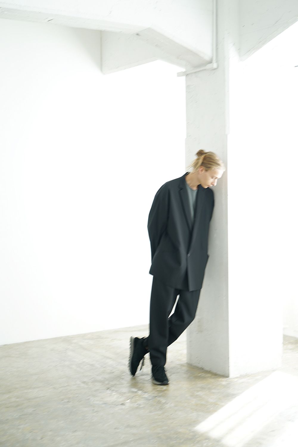 【24SS】tapered pants-washable wool [DEEP BLUE] - テーパードパンツ [ディープブルー] / vu-s24-p04