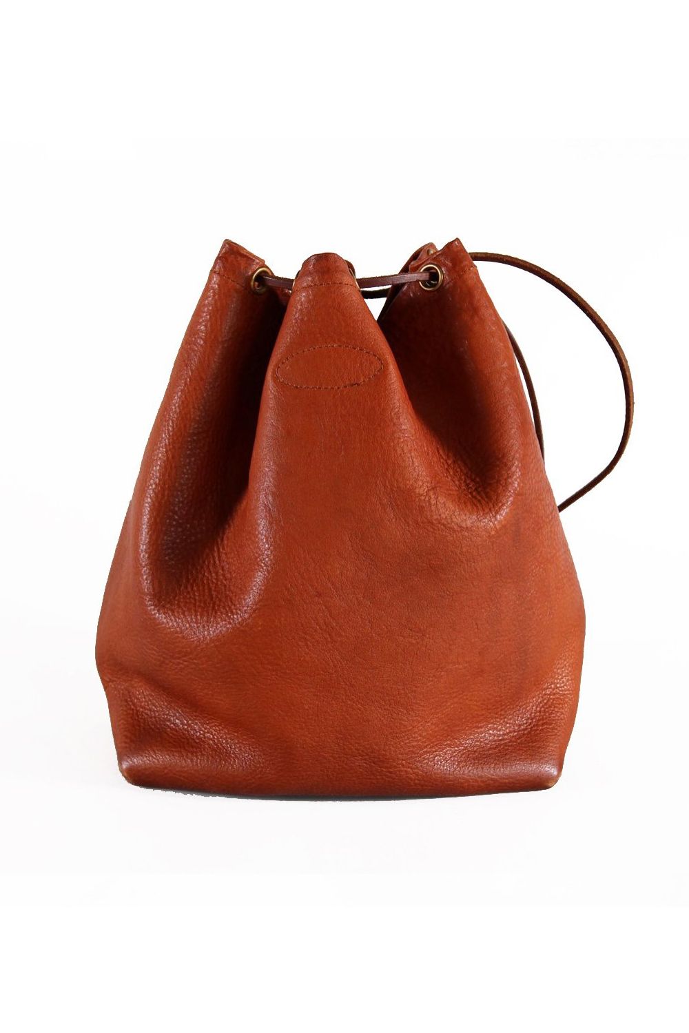 【25SS予約受付中｜12/17まで】LEATHER MAIL PURSE BAG - MEDIUM | 巾着バッグ (ミディアム)