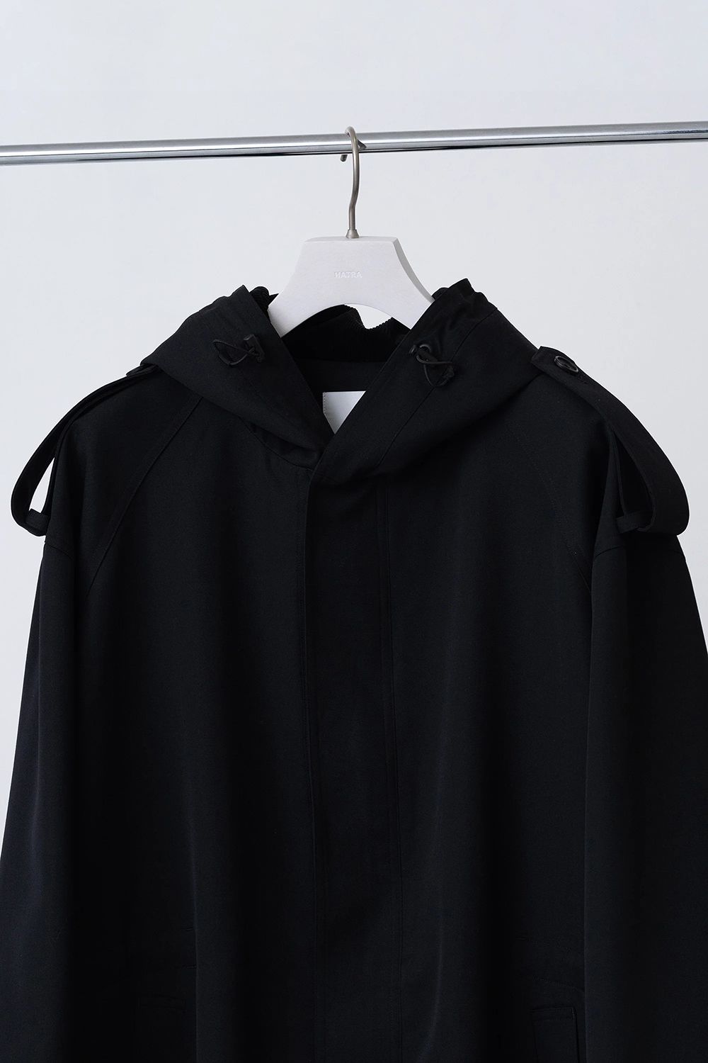 【26AW / 予約受付中】Disk Over Coat [black] - ディスクオーバーコート [ブラック] / FW26OU03