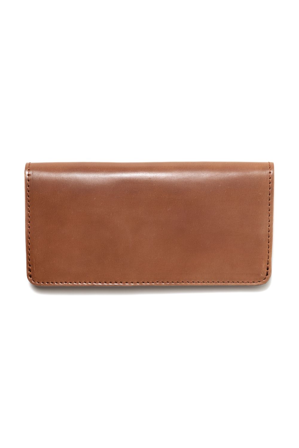 【ラスト1点】LEATHER GARRISON LONG WALLET [BOURBON] | シェルコードバン ロングウォレット / バーボン