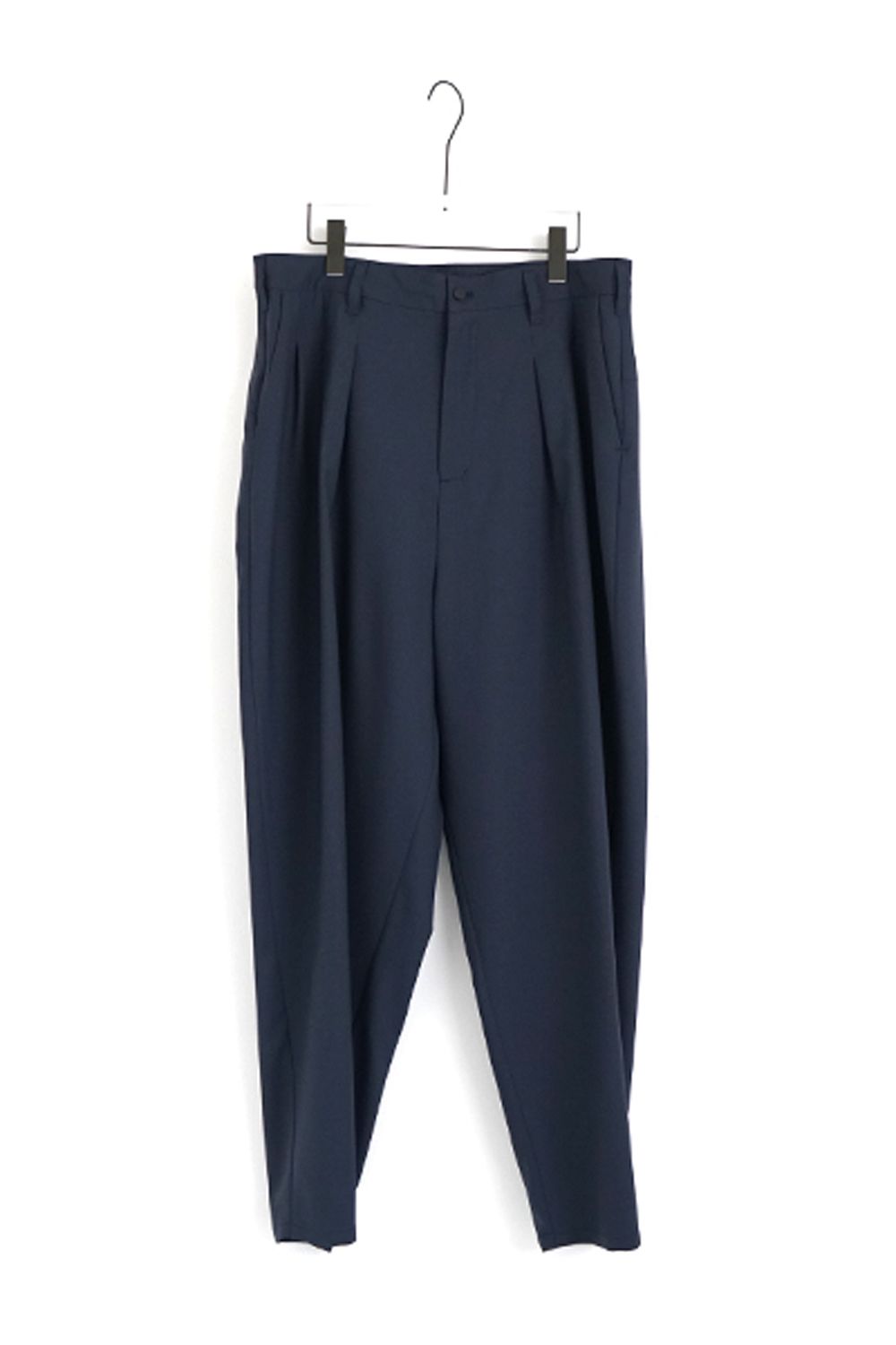【24SS】tapered pants-washable wool [DEEP BLUE] - テーパードパンツ [ディープブルー] / vu-s24-p04