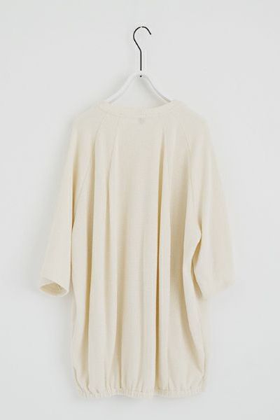 【25SS】ballon t-shirt [CREAM]｜バルーンTシャツ / vu-cut-003