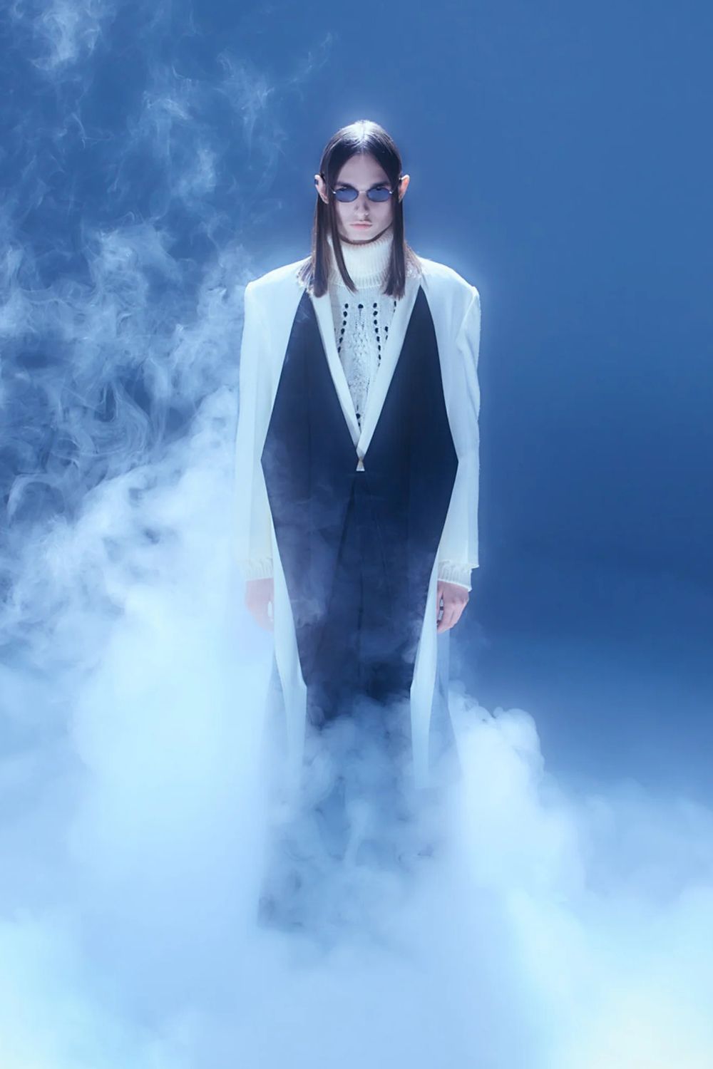 【アーカイブ展 / 1.18まで】Allele Cable Sweater [ivory] - アレルケーブルセーター [アイボリー] / FW25KN05