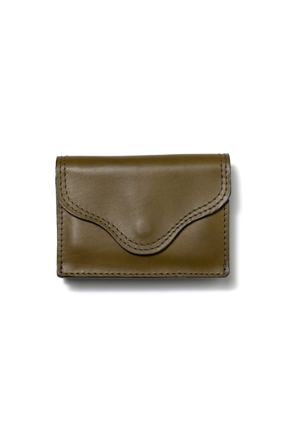 【25SS予約受付中｜12/17まで】LEATHER VOYAGE POCKET WALLET [VERDE] | ポケットウォレット (三つ折り) / オリーブ