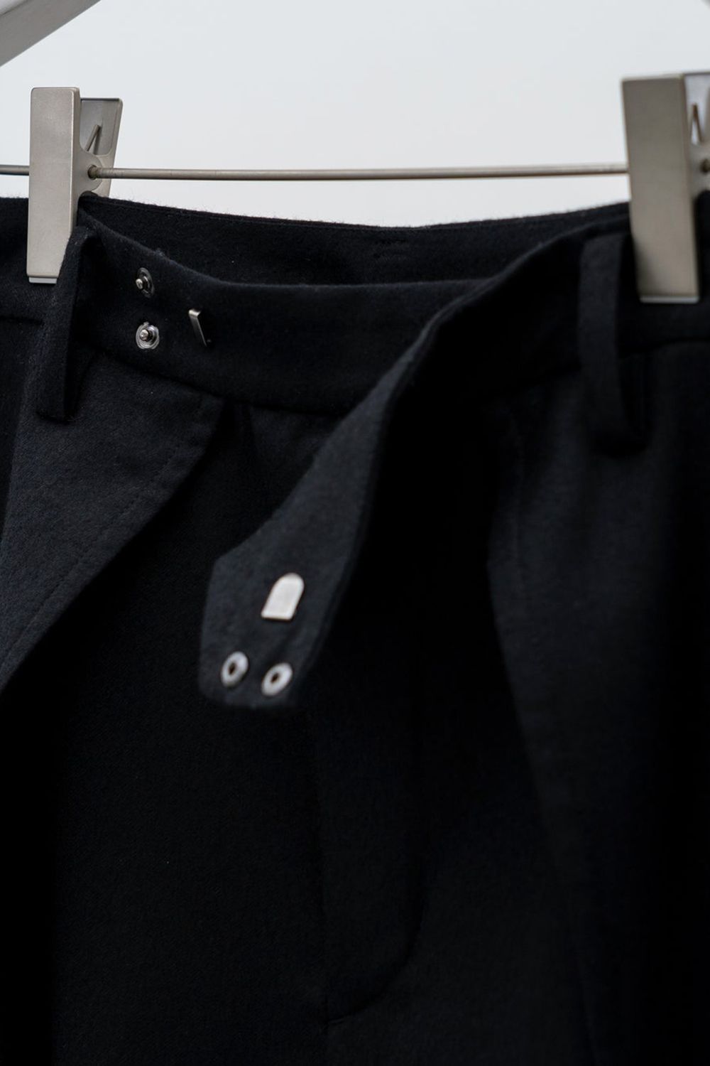 【25AW】Dub Tailored Trousers [black]  - ダブルテーラードトラウザーズ [black] / FW25BT01
