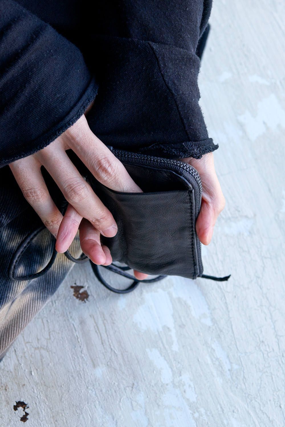 Sheep Skin Multi Pouch / 1802-W05