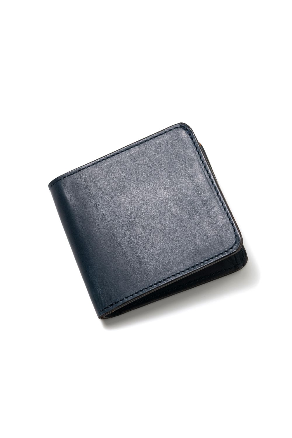 vasco - 【ラスト1点】LEATHER VOYAGE SHORT WALLET [NAVY] | ショートウォレット (二つ折り) / ネイビー  | BONITA ONLINE STORE