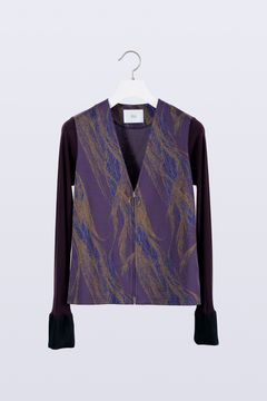【ラスト1点 / 25SS】Aero Cardigan [violet] - エアロカーディガン [ヴァイオレット] / SS25TO08