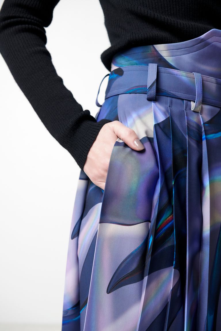 HATRA - 【23SS】Hak Pleats Pants Oyster [dark] - ハカマプリーツ 