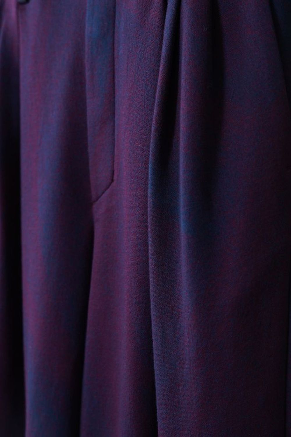 HATRA - 【24SS】Moc Trousers Poil [burgundy] - モック