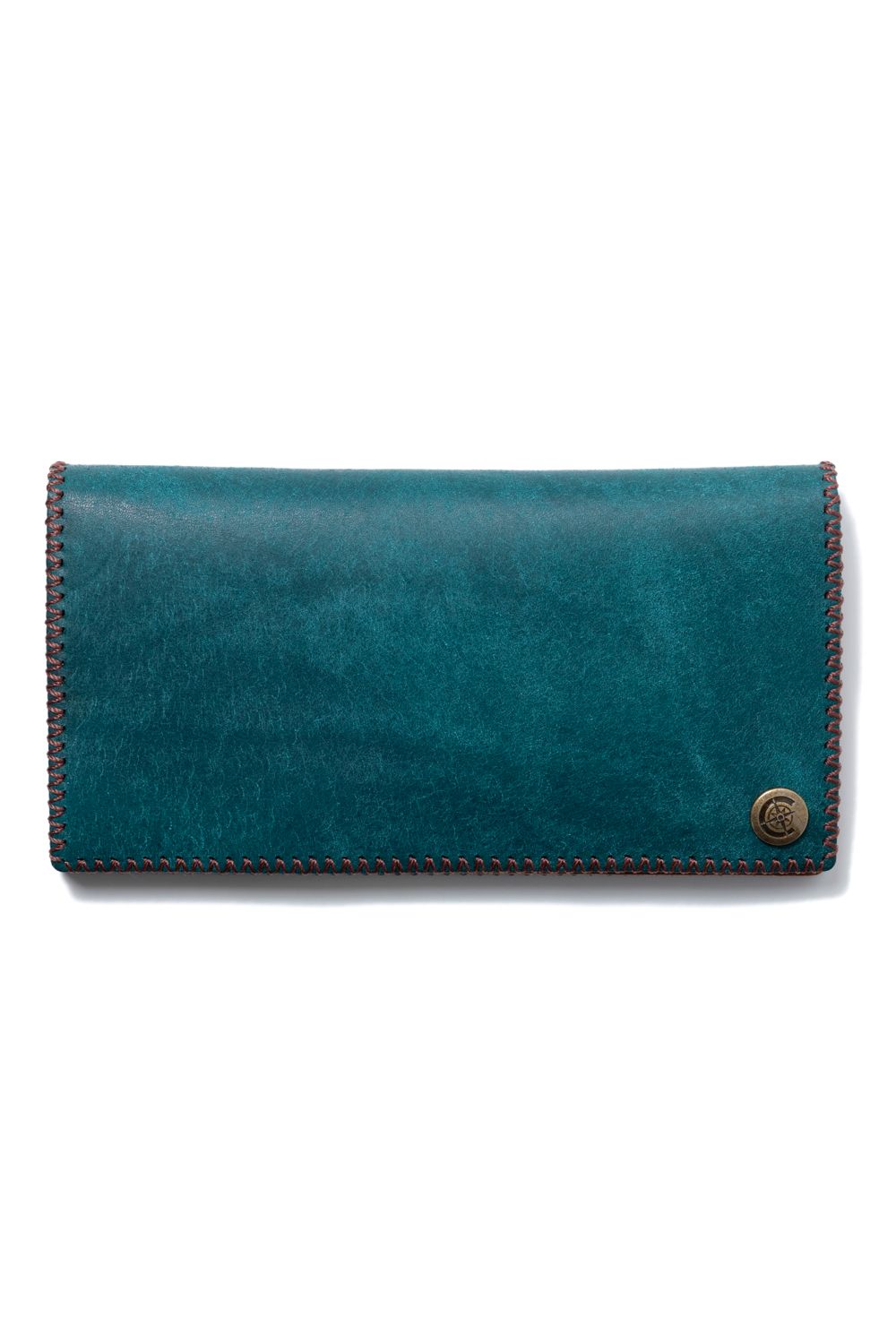 【1点のみ / 限定カラー】長財布 (コインあり) [ブルー × キャメル] / Long Wallet II [BLUE × CAMEL]