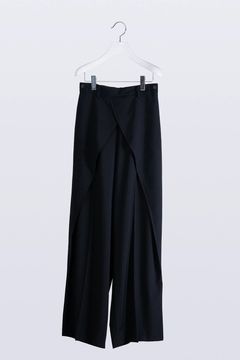 【26SS / 予約受付中】Dia Tailored Trousers [black] - ディアテーラードトラウザーズ [ブラック] / SS24BT01