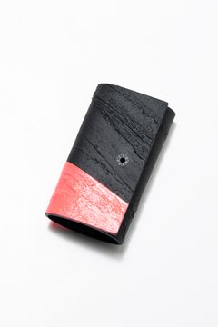 【1点もの】シンプルキーケース [ブラックカラーペイント] Type-A / K06-color・BK