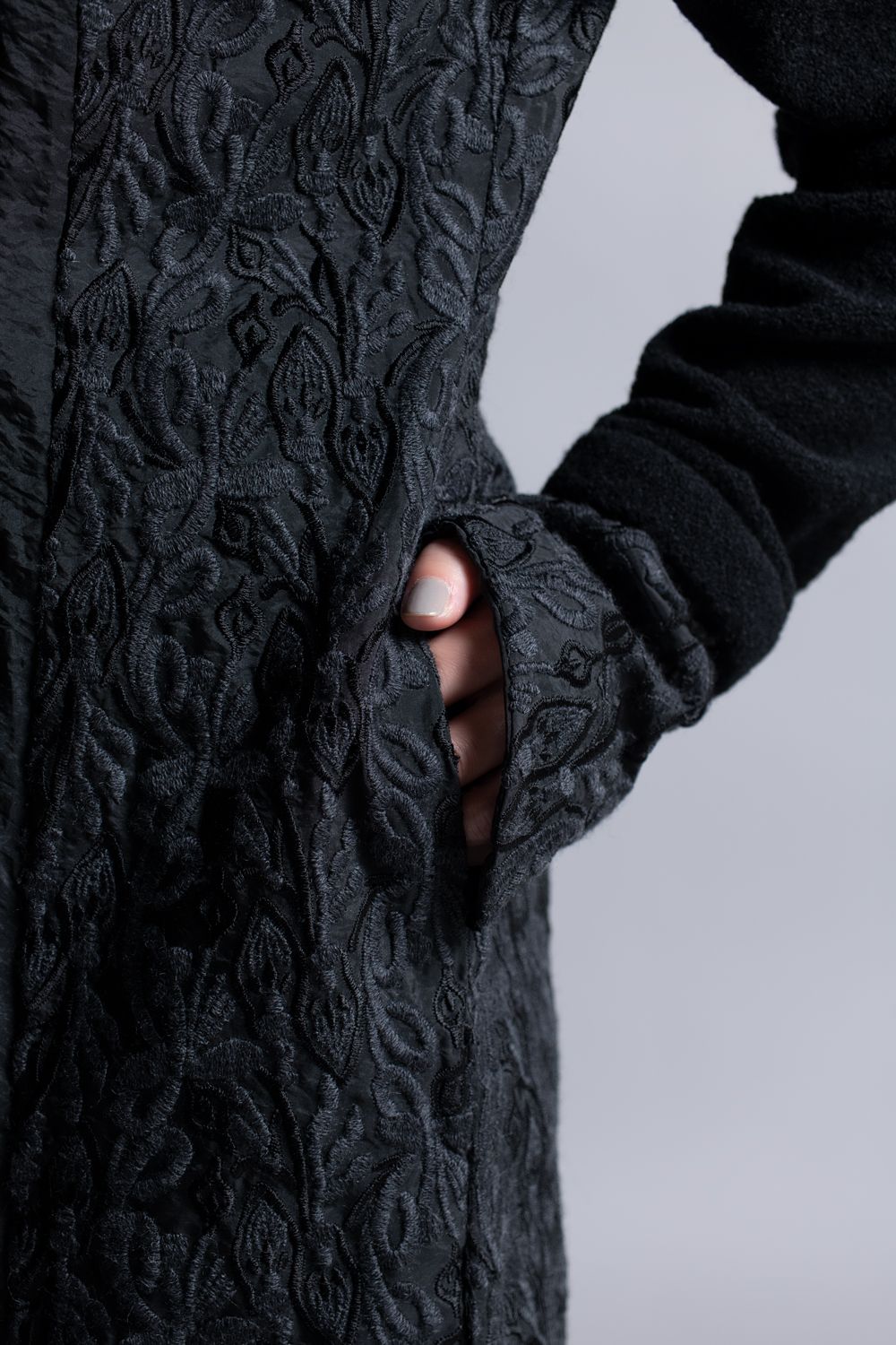 【24AW】CHILI PEPPER レースシアードレス [Black]