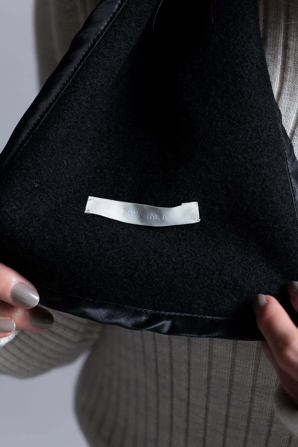 【24AW】CHILI PEPPER レーススカーフ [Gray]