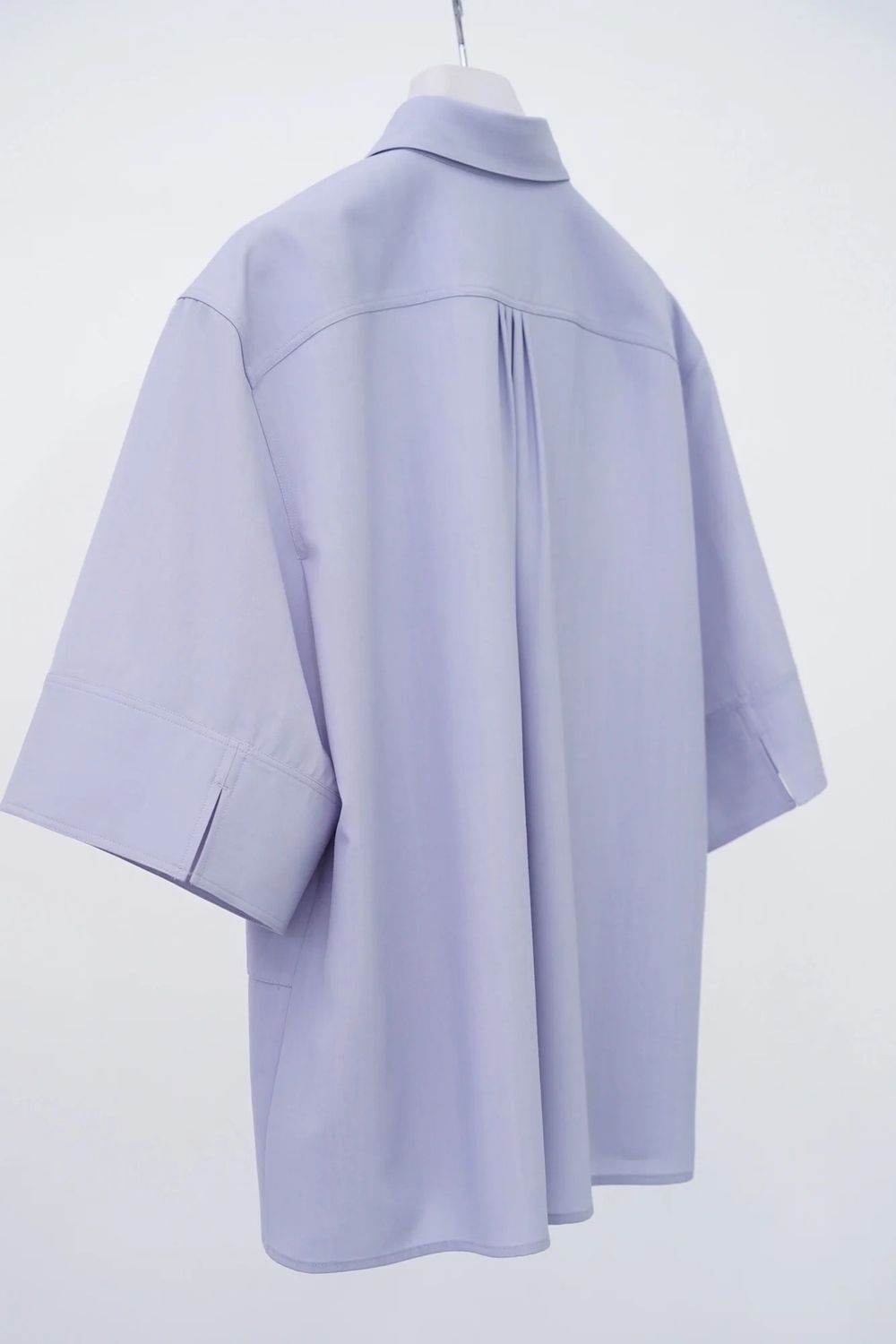 【26SS / 予約受付中】Tri Front Shirt [lavender] - トライフロントシャツ [ラベンダー] / SS26SH02