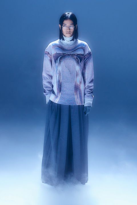 【24AW】Orbs Knit Sweater [morning] - オーブスニットセーター [モーニング] / AW24KN02