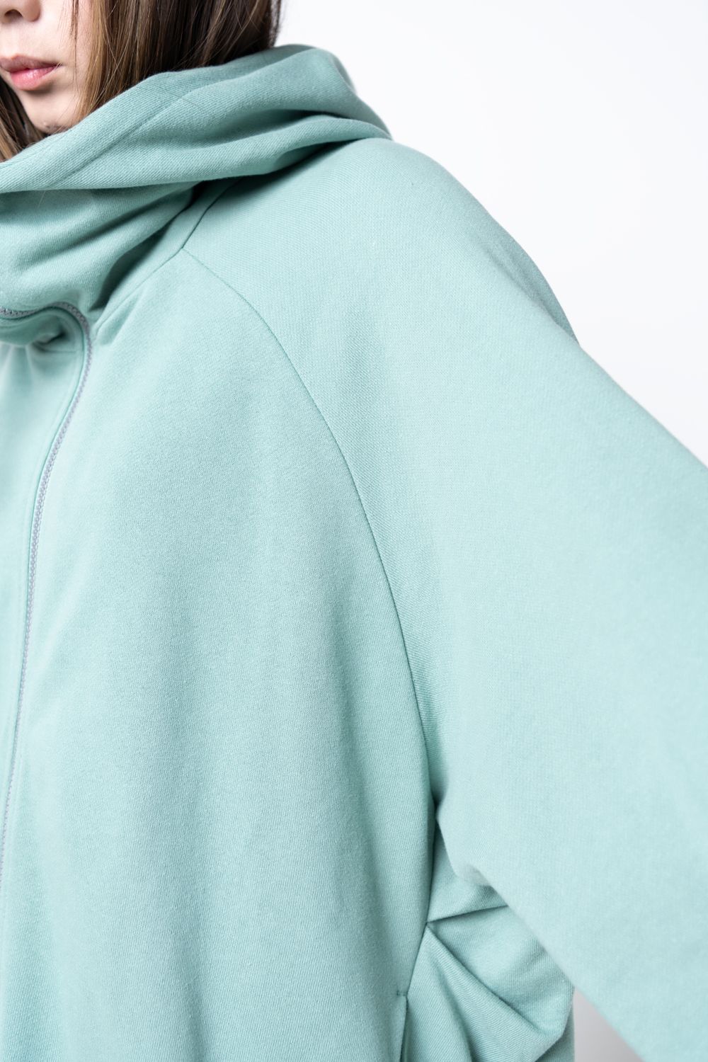 【23AW】big hoody [GREEN] - ビッグフーディ [グリーン] / vuy-a23-k04