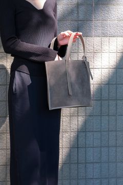 flat bag - tote [gray] / フラットバッグトート [グレー]