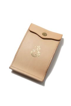 LEATHER NAVAL MONEY CLIP [SAND] | ネイバル マネークリップ / ベージュ