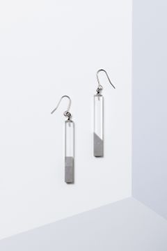 バーピアス | mortar & acrylic