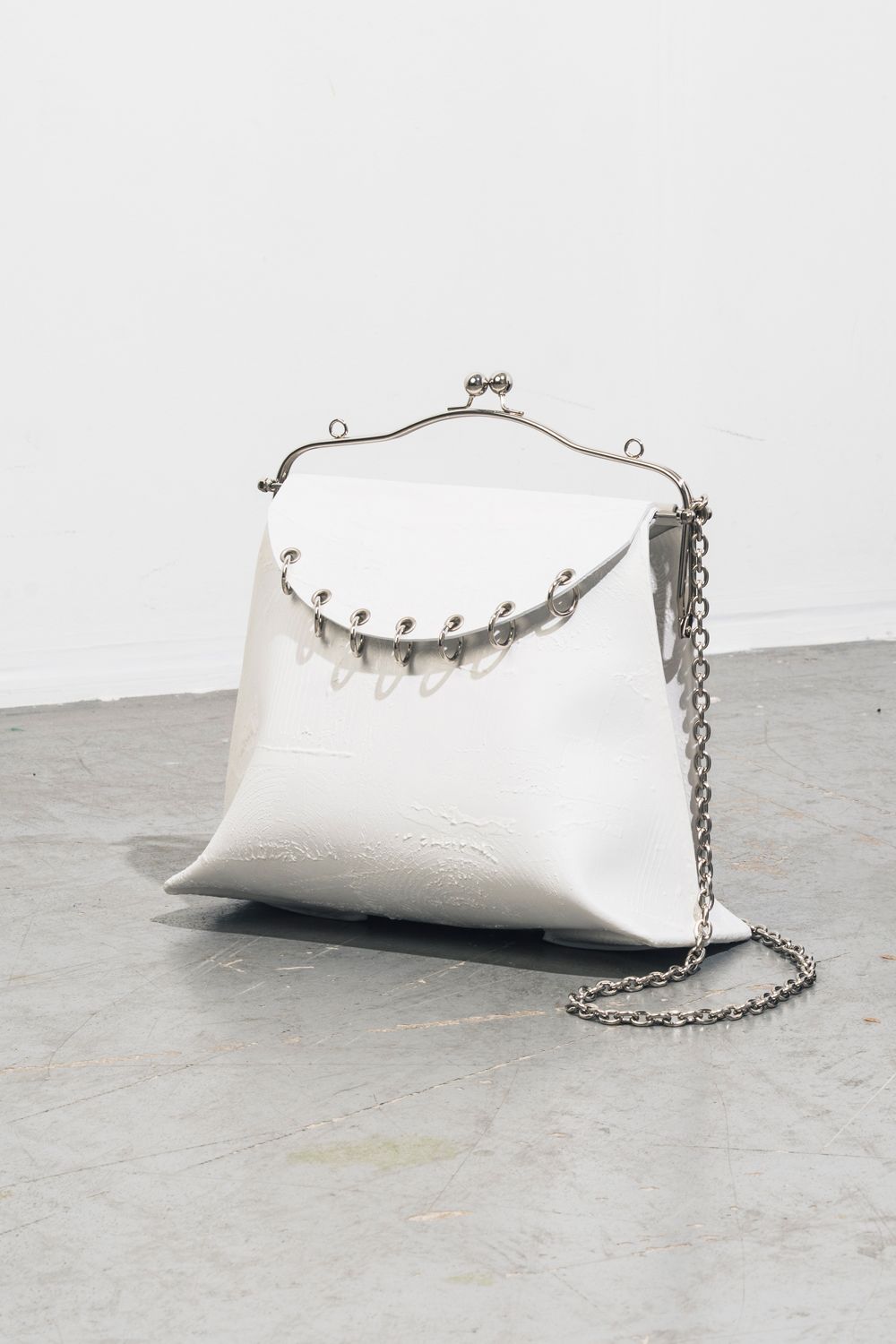 【お取り寄せ可能】シャトレーヌ (ハンド) バッグ [ホワイト] / w25-08-wh