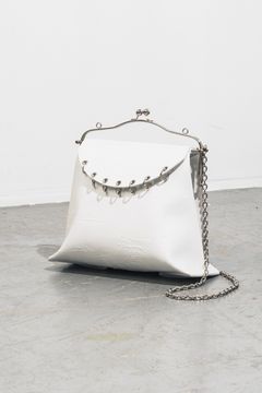 【お取り寄せ可能】シャトレーヌ (ハンド) バッグ [ホワイト] / w25-08-wh