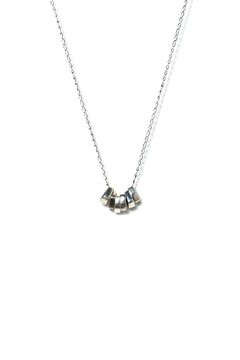 【お取り寄せ可能】ROCK BEADs NECKRACE2 POLYGON OX / ロックビーズネックレス2 ポリゴン [シルバー]