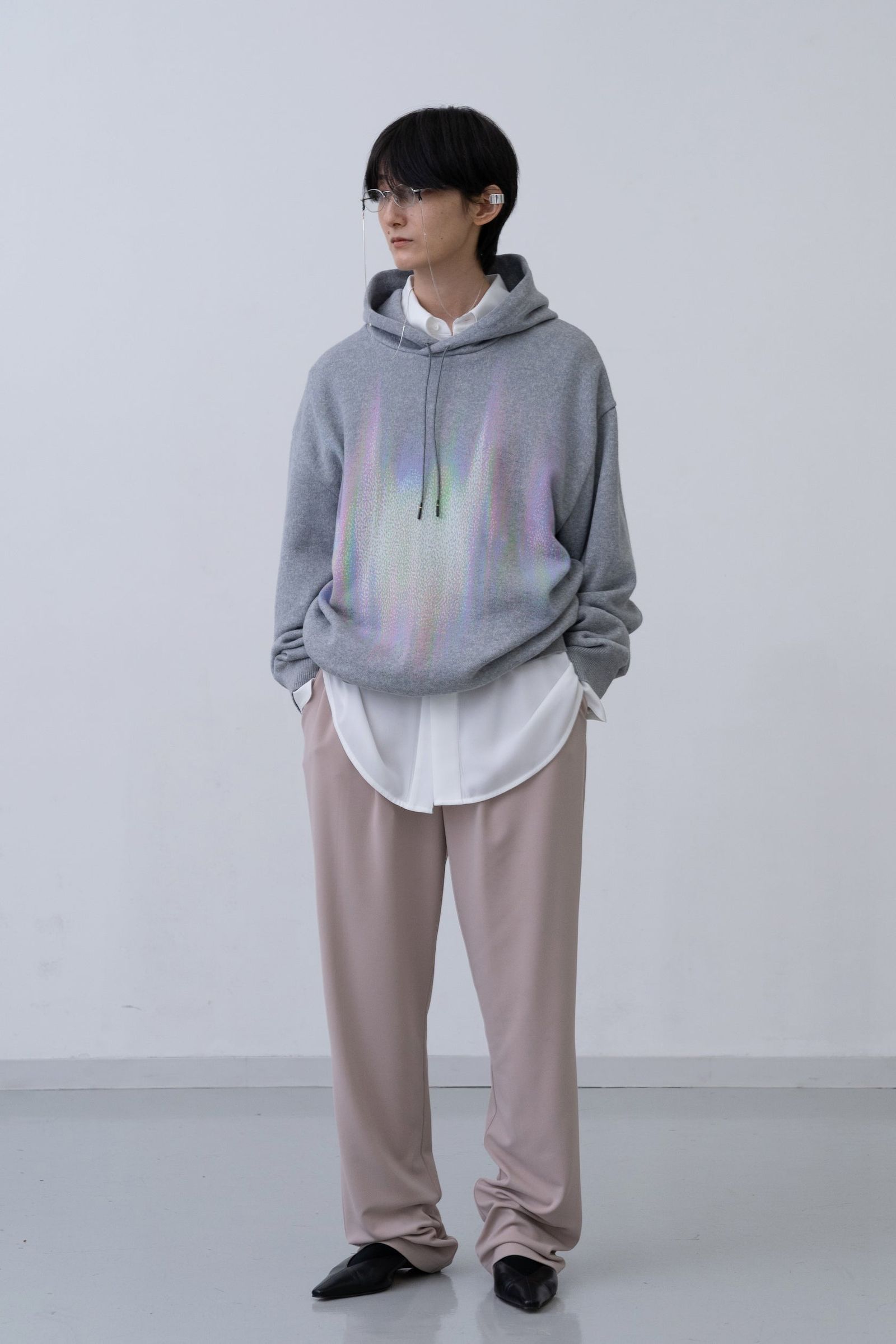 Phos Knit Hoodie [grey]
