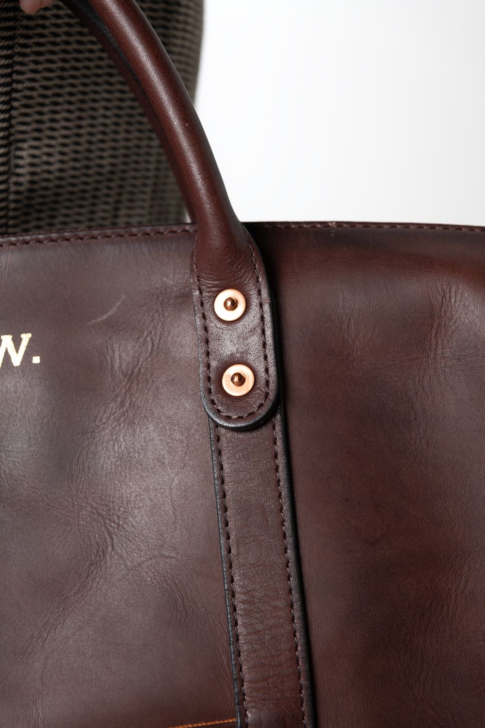 【ラスト1点 / 26SS】LEATHER TRAVEL BOSTON BAG [BROWN] | レザーボストンバッグ / ブラウン