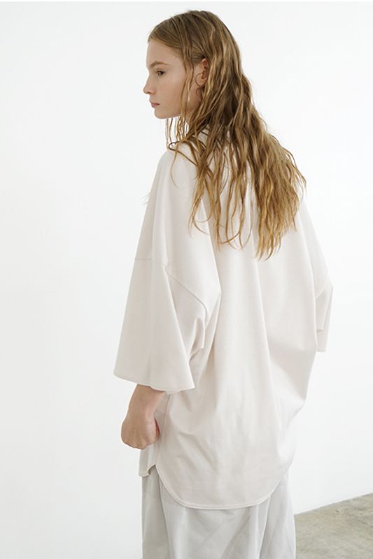 basic t-shirt [LIGHT BEIGE] - ベーシックTシャツ [ライトベージュ] / vu-ctu-001