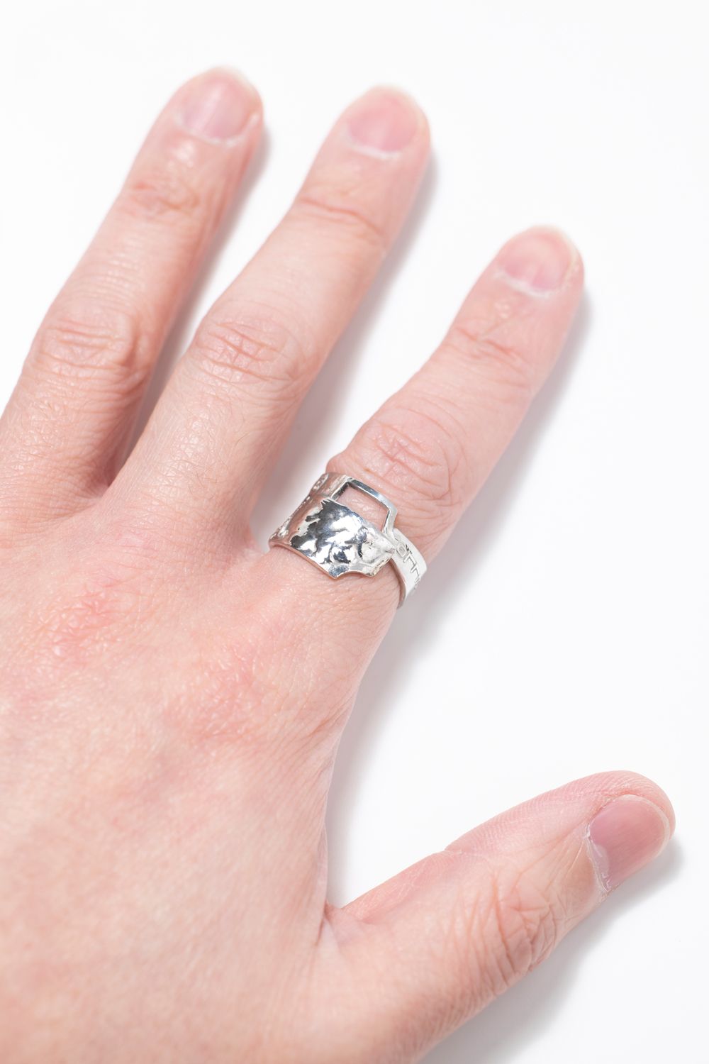 【1点もの】YELLOW BEAR SPOON RING / イエローベアスプーンリング [SV]