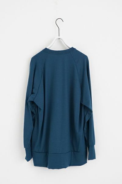 【24AW】basic long knit [LIGHT BLUE] - ベーシックロングニット [ライトブルー] / vum-kn01