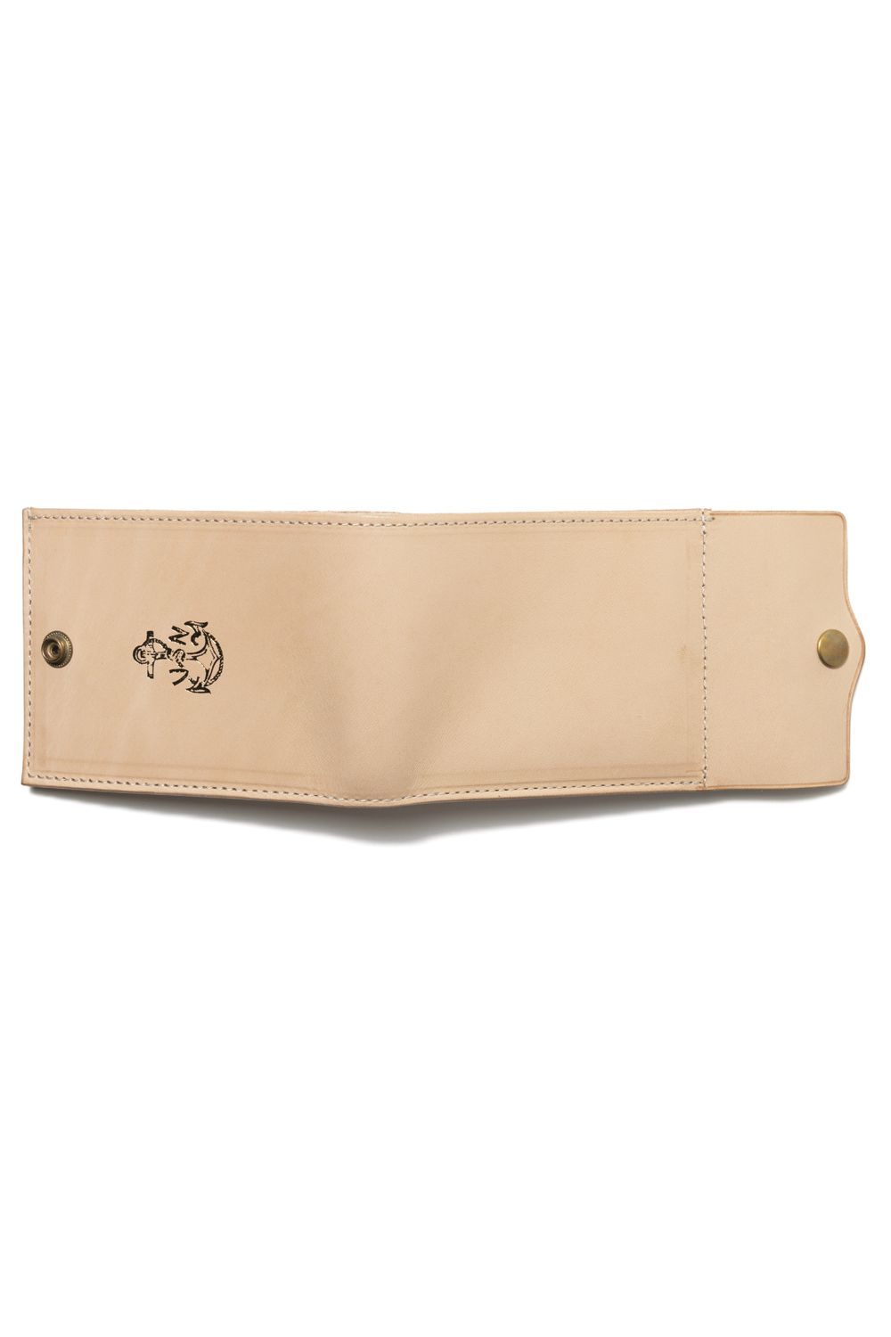 【25SS予約受付中｜12/17まで】レザーネイバルミドルウォレット [ベージュ] / LEATHER NAVAL MIDDLE WALLET [SAND]