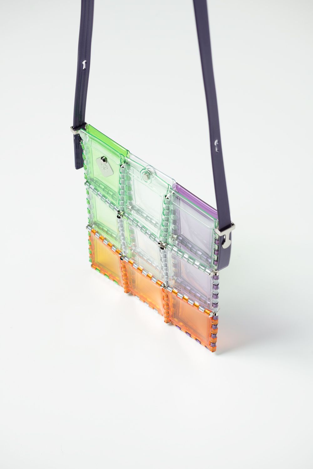 LINE MADRAS CHECK [Purple Mix] / ラインマドラスチェック [パープルミックス]