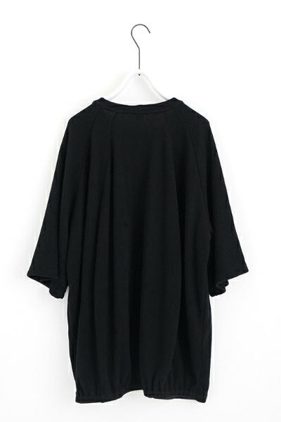 【25SS】ballon t-shirt [BLACK]｜バルーンTシャツ / vu-cut-003