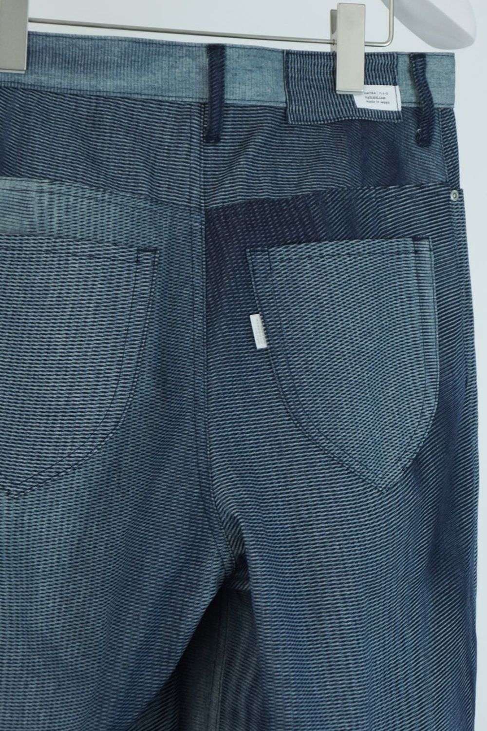 HATRA - 【23SS】Mirage Bold Denim [moire-bleach