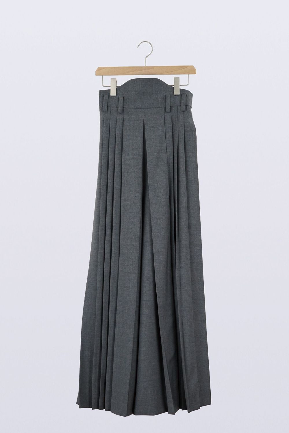 HATRA - 【22AW】Hak Pleats Pants [grey] - ハカマプリーツパンツ