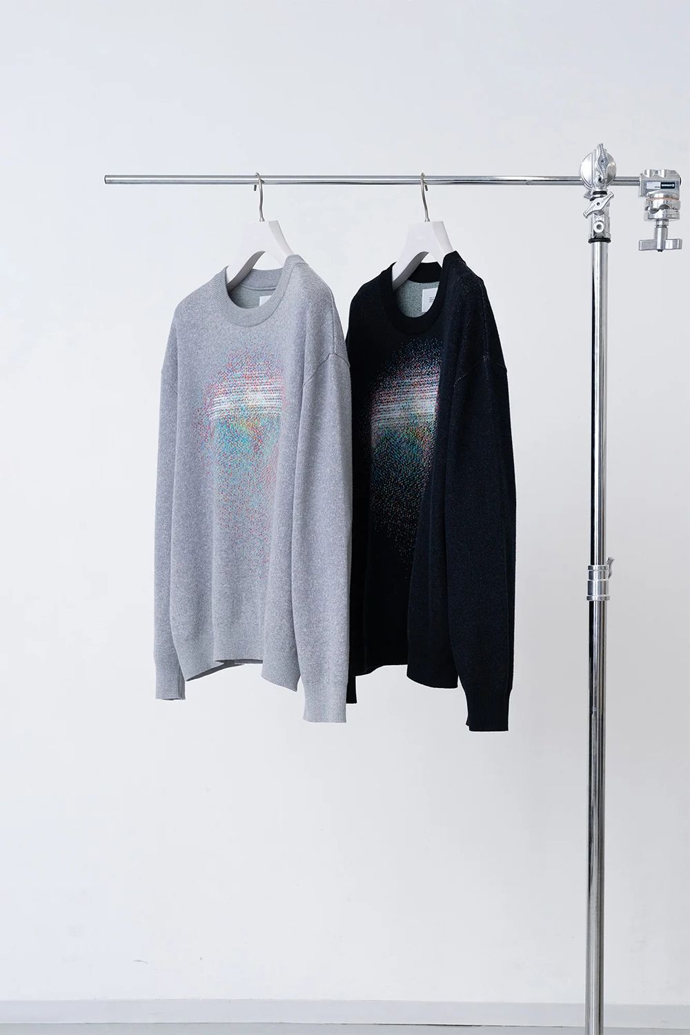 【26AW / 予約受付中】Photon Knit Sweater [grey] - フォトンニットセーター [グレー] / FW26KN01