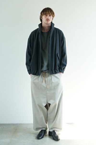 【24AW】flight blouson [MOSS DARK GRAY] - フライトブルゾン [モスダークグレー] / vu-blu-003