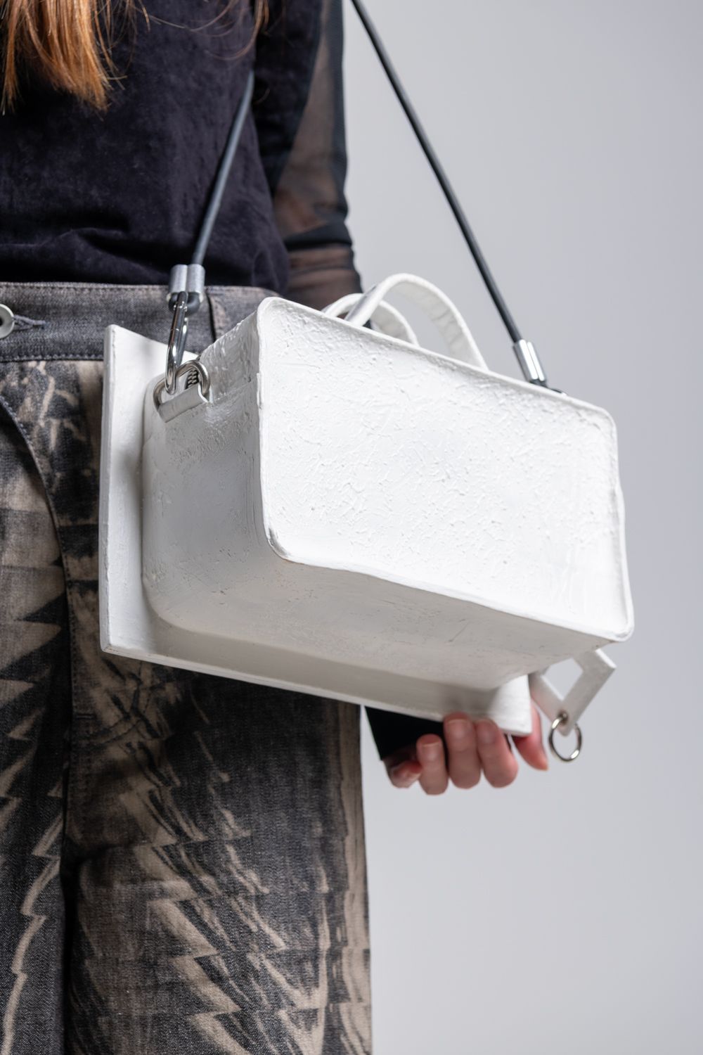 【お取り寄せ可能】レリーフトート [象嵌ホワイト] / w25-06-wh