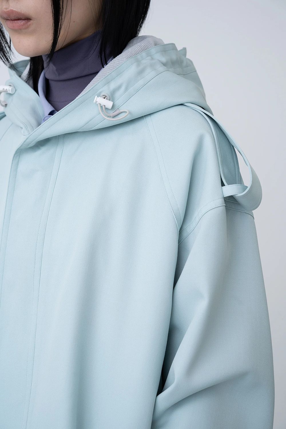【26AW / 予約受付中】Disk Over Coat [mint] - ディスクオーバーコート [ミント] / FW26OU03
