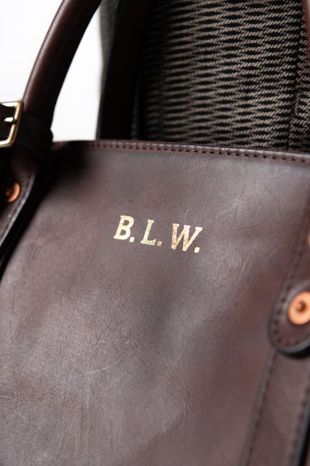 【ラスト1点 / 26SS】LEATHER TRAVEL BOSTON BAG [BROWN] | レザーボストンバッグ / ブラウン