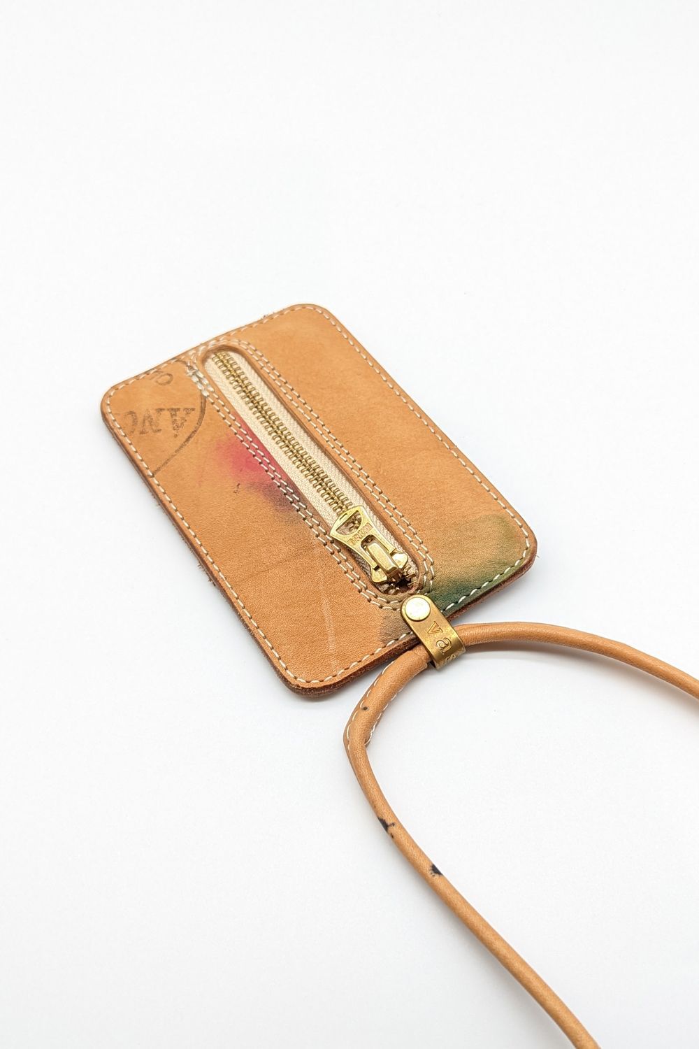 vasco ペイントレザーネックウォレット [ナチュラル] / PAINT LEATHER NECK WALLET [NATURAL] BONITA