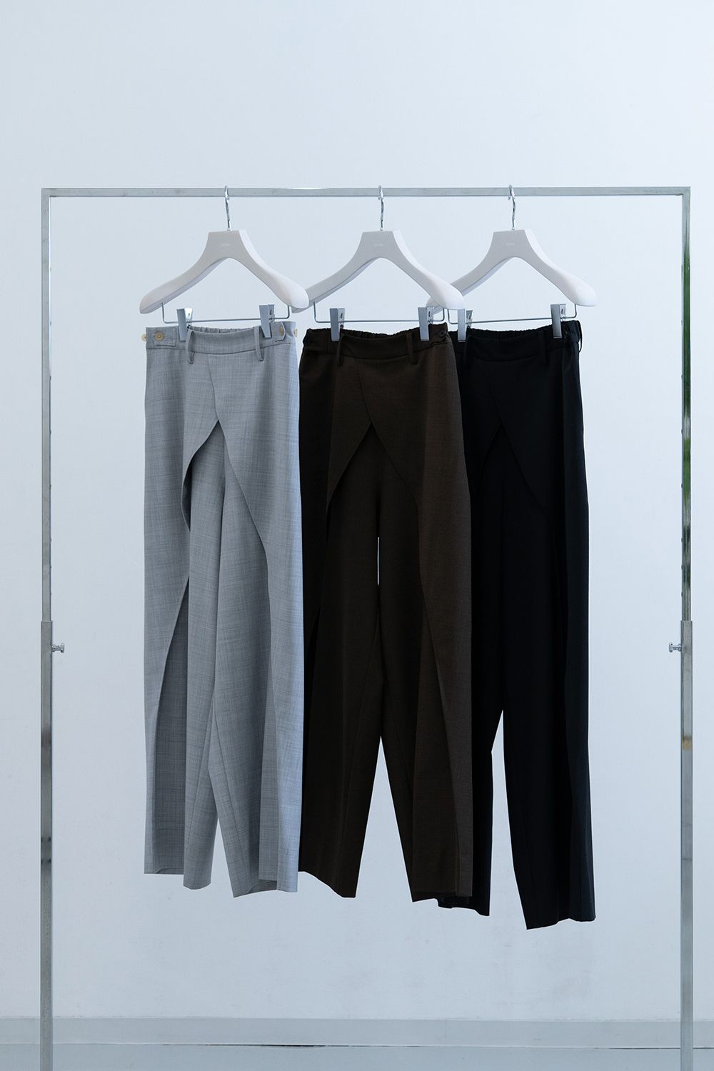 新品 OUAT Astro ナイロントラウザーズパンツ 日本製 ブラック