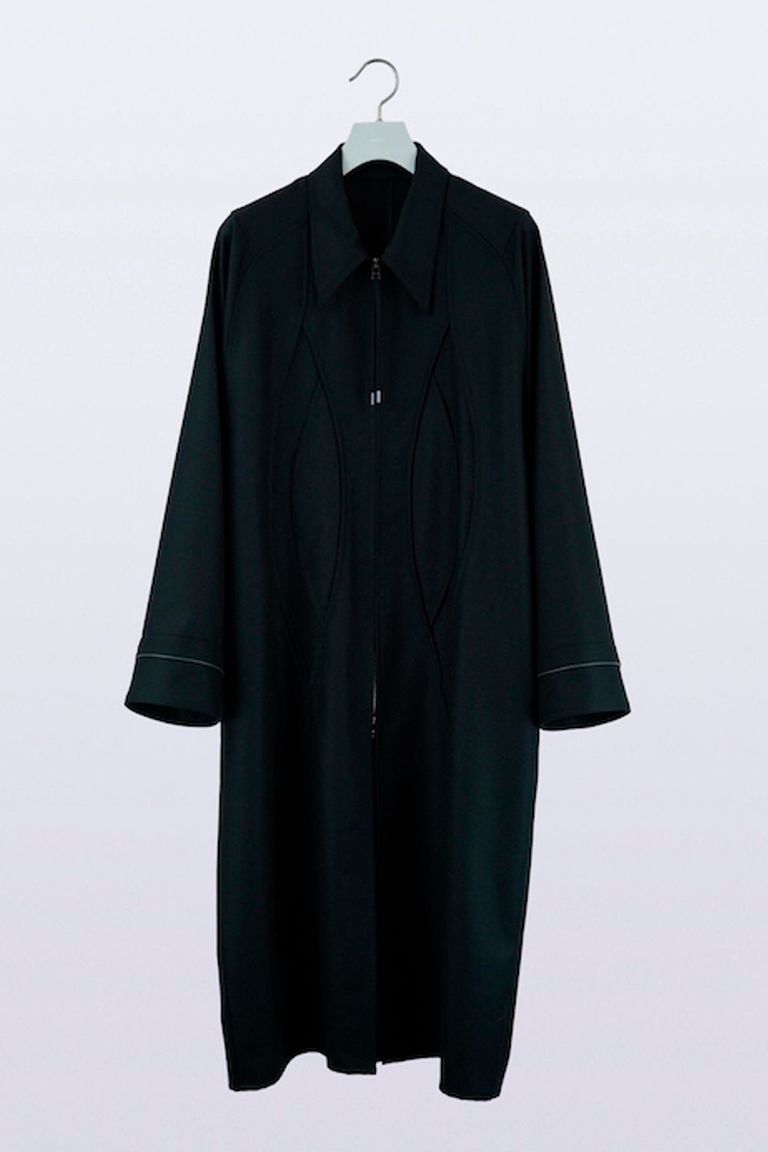 HATRA - 【23AW】Arc Over Coat [black] - アークオーバーコート 