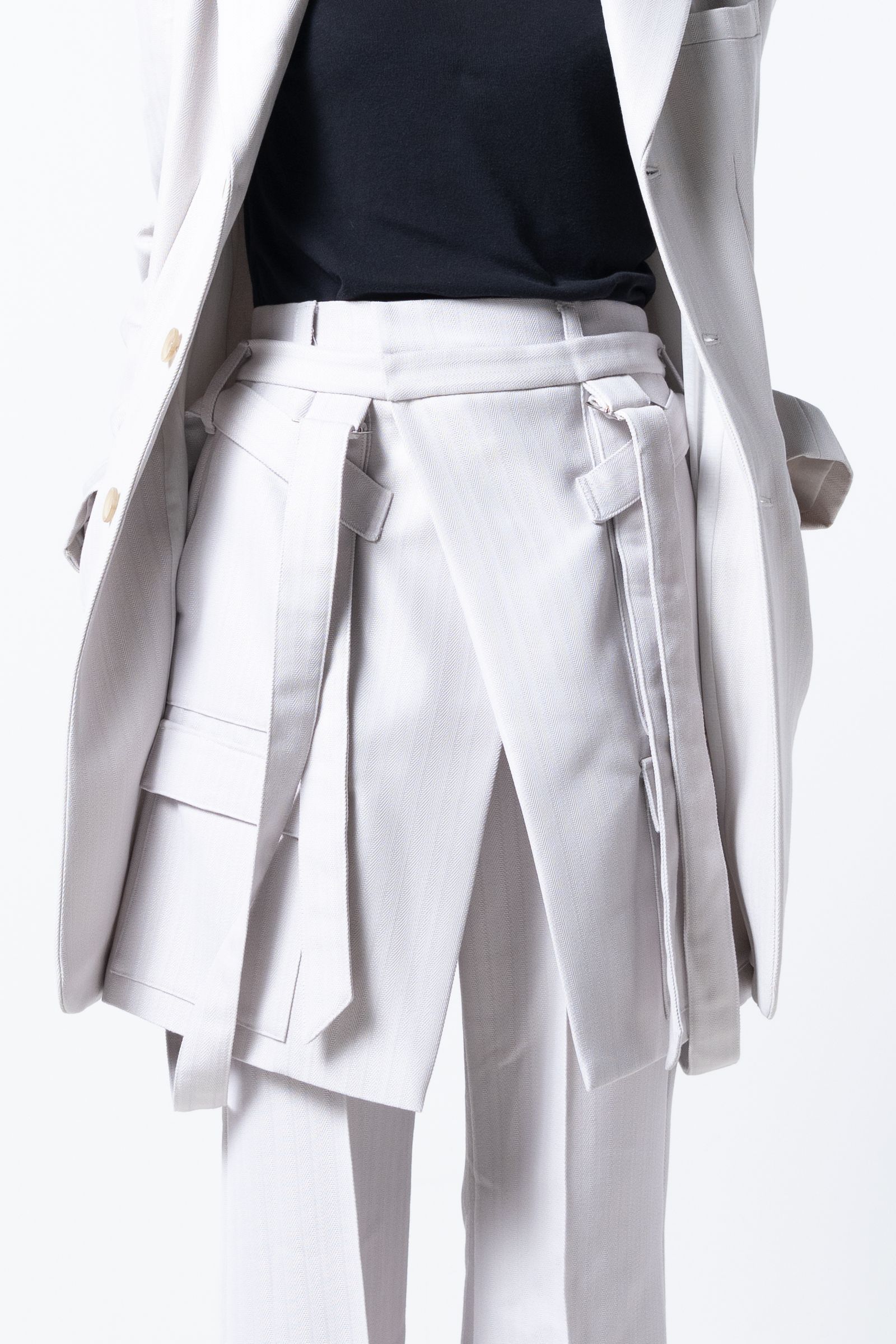 【ラスト1点 / 24SS】へリンボンサロン [Graige,Yellowblack]
